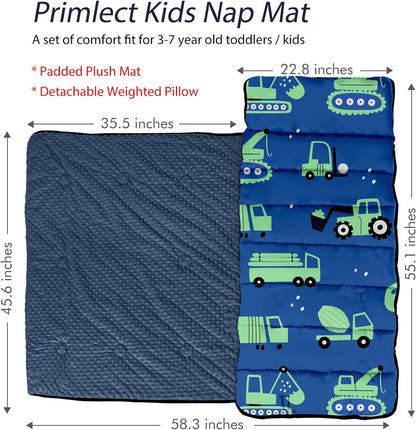 PRIMLECT Regular Nap Mat - Blue Car