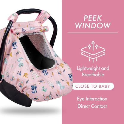 PRIMLECT Minky Baby Car Seat Cover