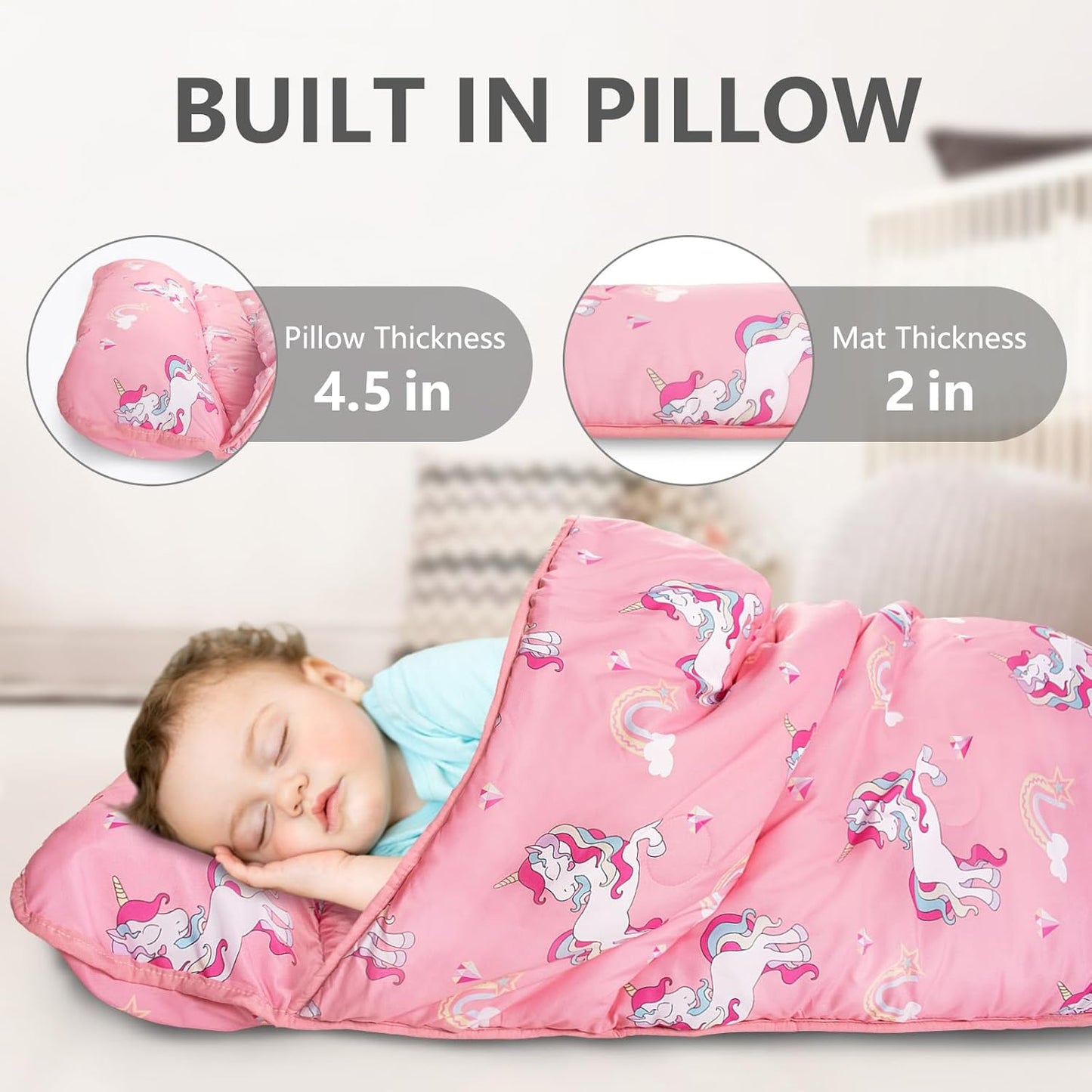 Primlect Nap Mat - Pink Unicorn