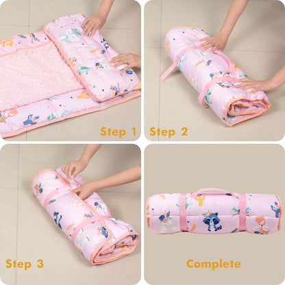 PRIMLECT Nap Mat - Pink Animal