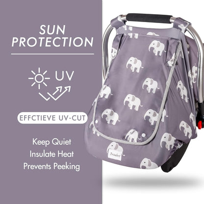 PRIMLECT Baby Car Seat Cover - Elephant Car