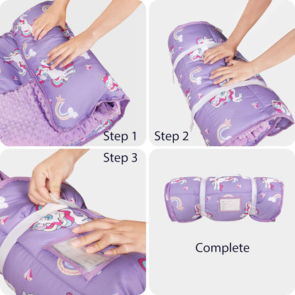 PRIMLECT Regular Nap Mat - Lilac Unicorn