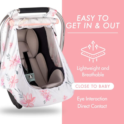 PRIMLECT Muslin Baby Car Seat Cover