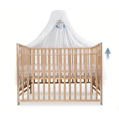Baby Crib, Multi-functional Bed, Solid Wood Patchwork Queen Size Bed