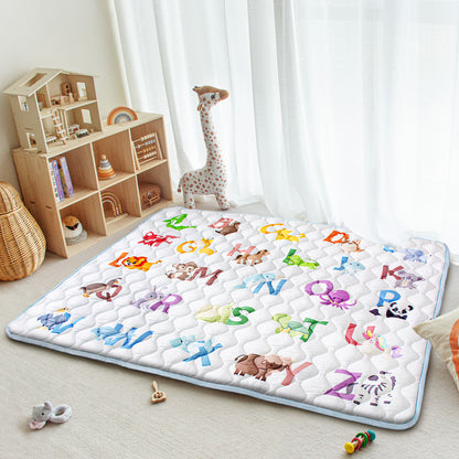 PRIMLECT Large-Sized Play Mat 71"x 59" - Animal Alphabet