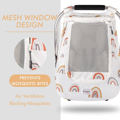 PRIMLECT Baby Car Seat Cover - Boho Rainbow