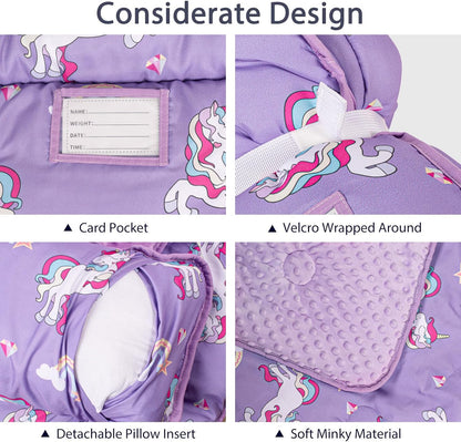 PRIMLECT Regular Nap Mat - Lilac Unicorn