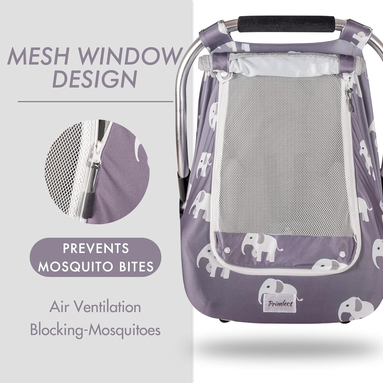 Baby Car Seat Cover - Elephant Car