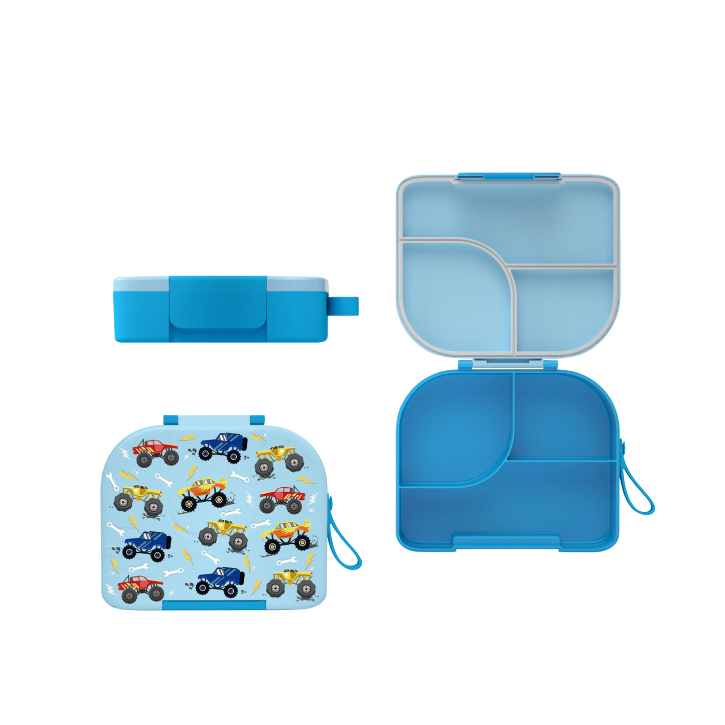 Primlect Bento Box-Blue Car