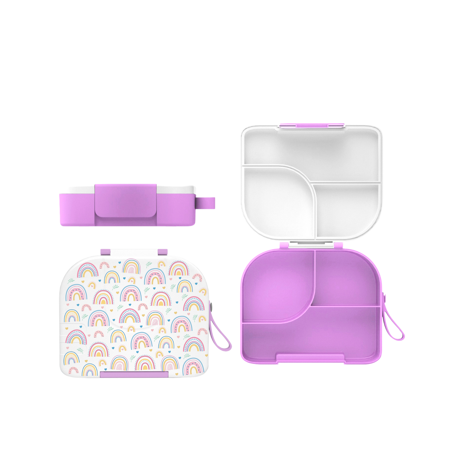 Primlect Bento Box-Purple Rainbow