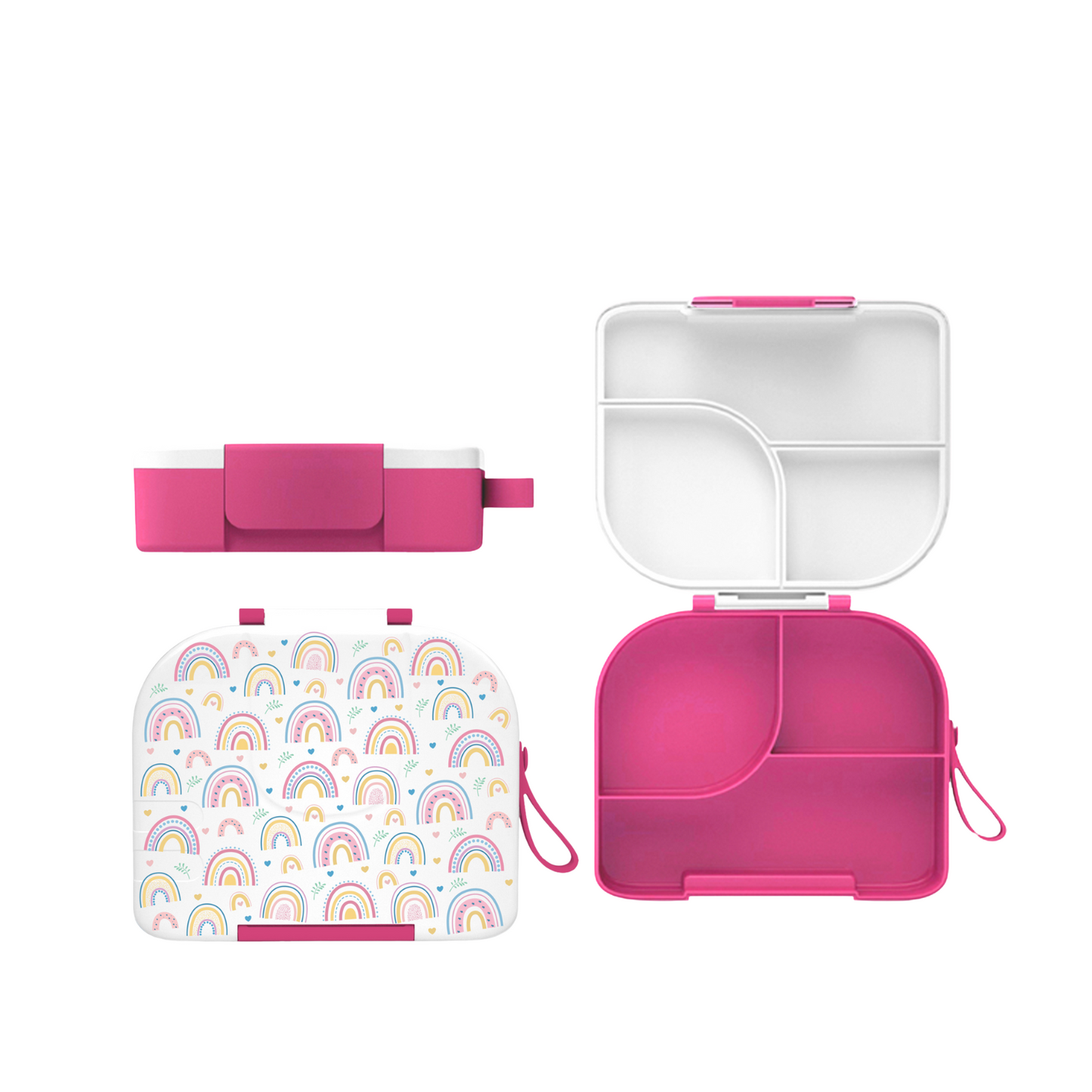 Primlect Bento Box-Pink Rainbow