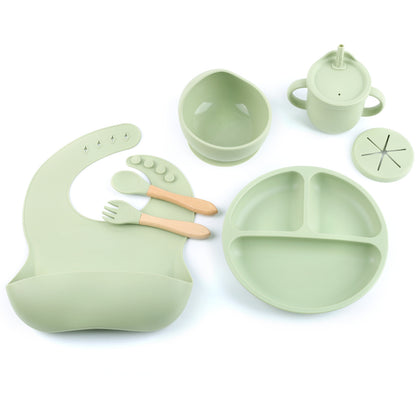 Primlect Green Baby Plate Set