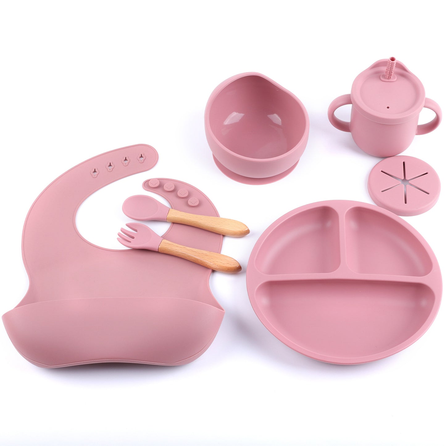 Primlect Pink Baby Plate Set