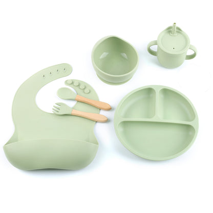 Primlect Green Baby Plate Set