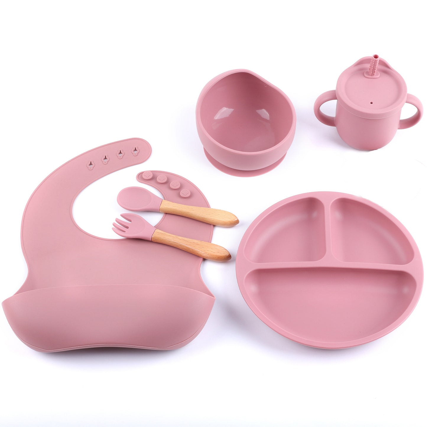 Primlect Pink Baby Plate Set