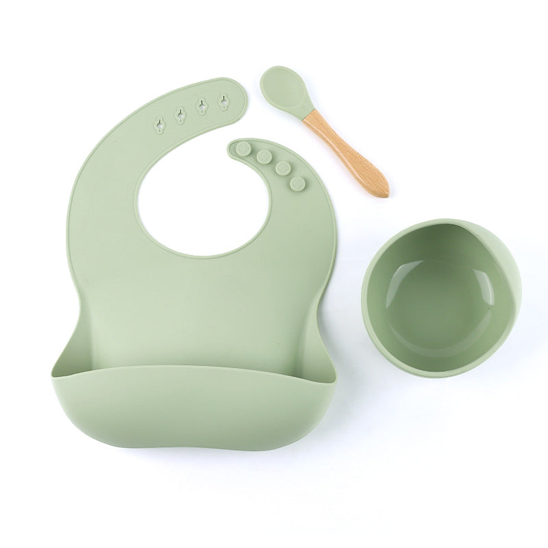 Primlect Green Baby Plate Set