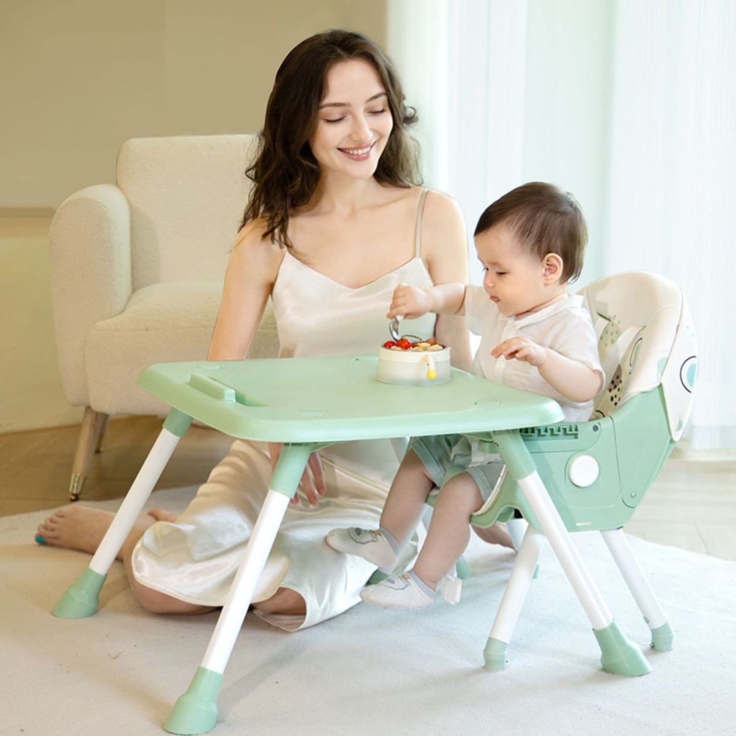 PRIMLECT 6-in-1 Baby Dining Chair