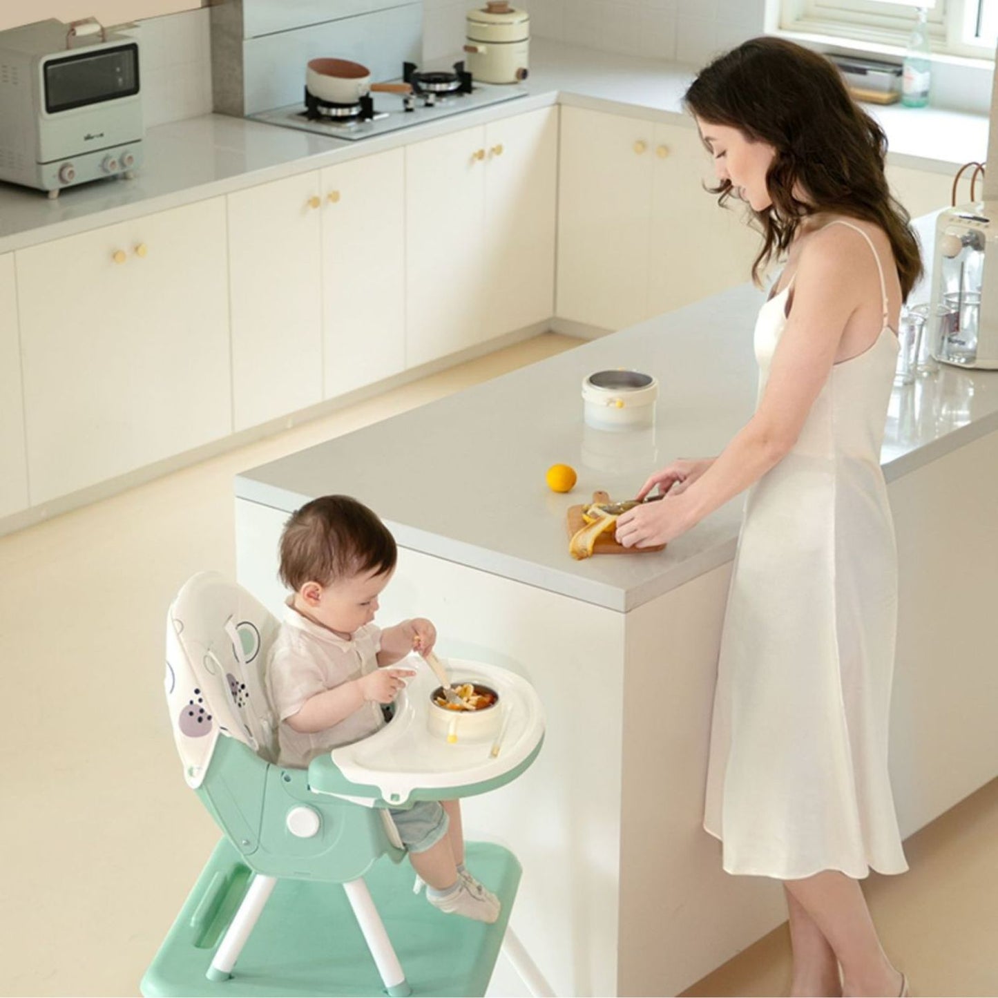 PRIMLECT 6-in-1 Baby Dining Chair