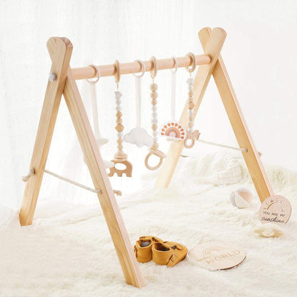 PRIMLECT Wooden Baby Gym