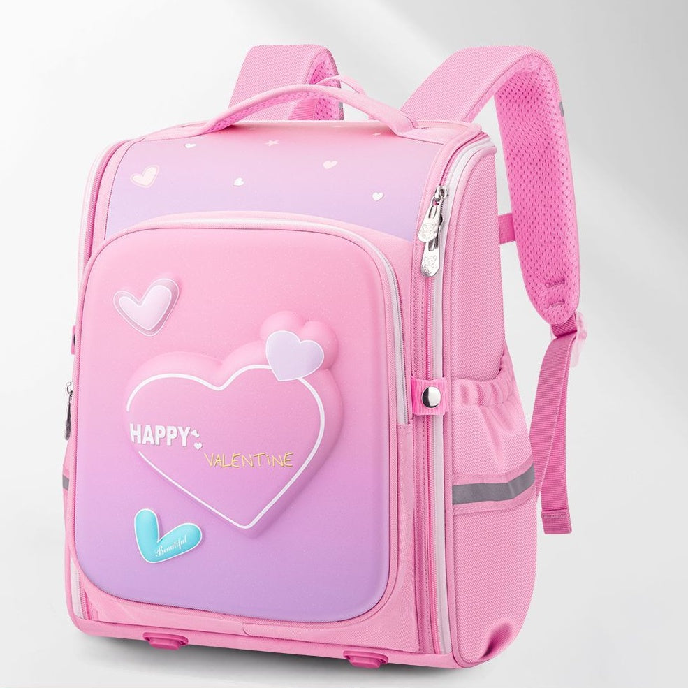 Primlect School Bag-Pink Heart