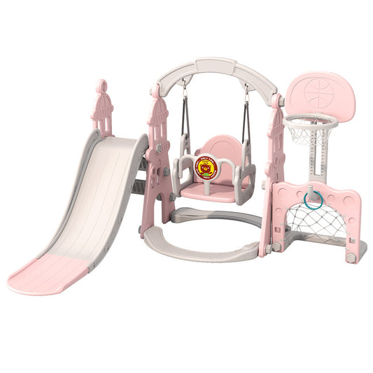 PRIMLECT 5-in-1 Toddler Slide and Swing Set