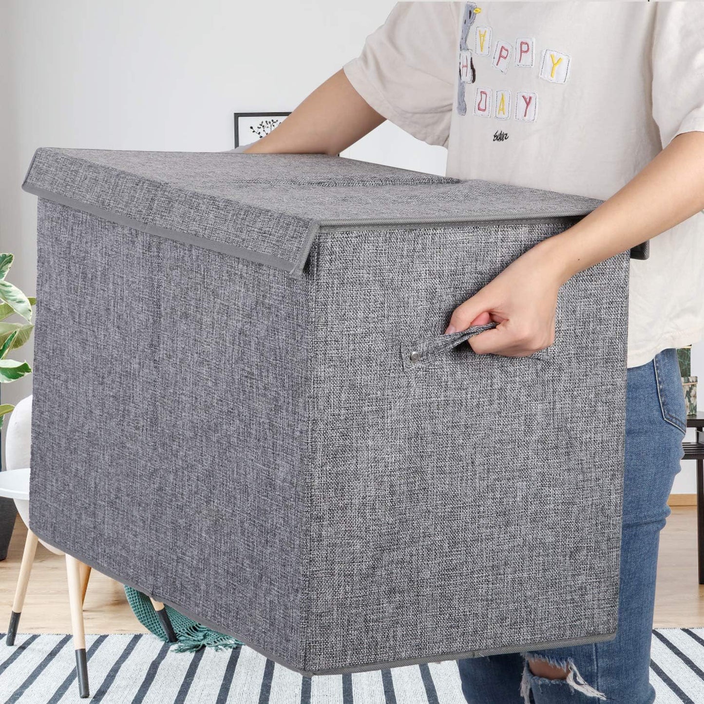 Primlect Large Capacity Fabric Storage Box