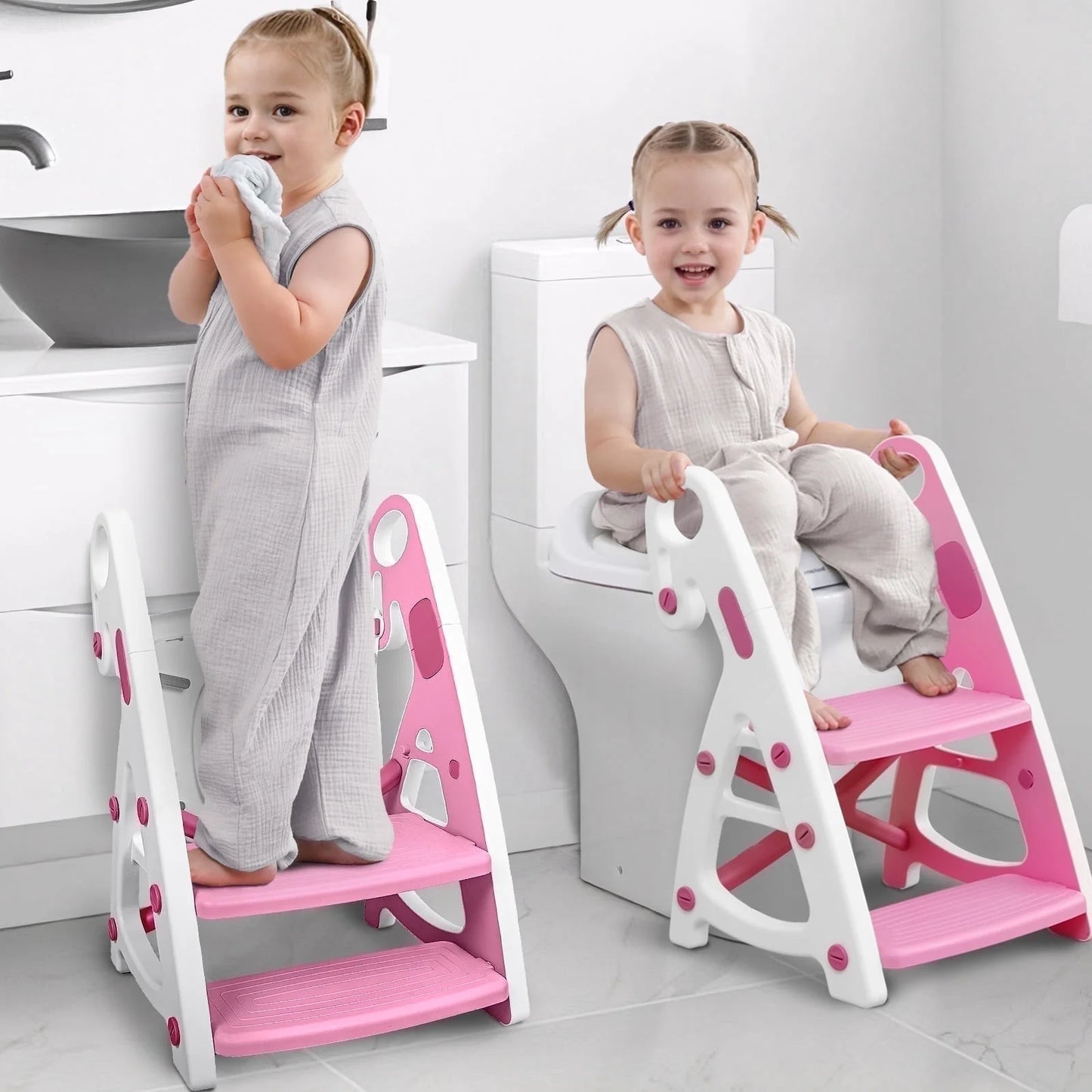 PRIMLECT Potty Training Toilet Seat & Toddler Step Stool