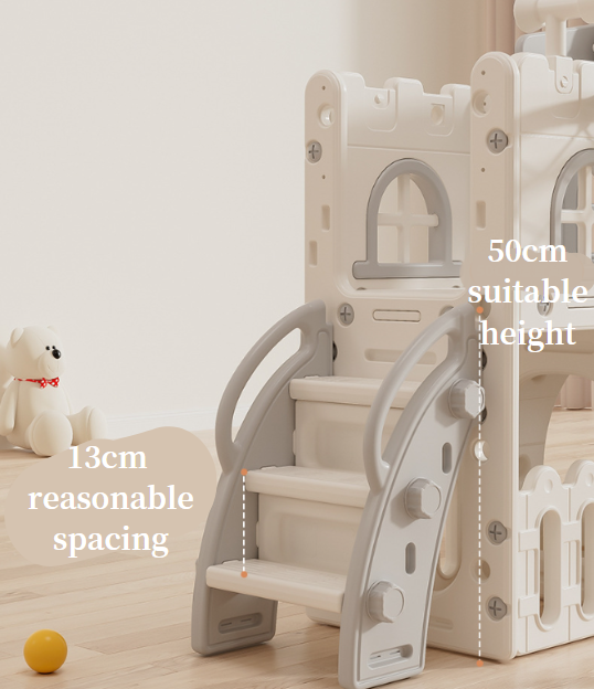 PRIMLECT 5-in-1 Toddler Slide Climber Set