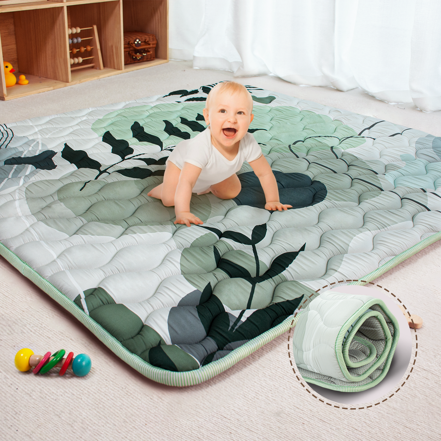 PRIMLECT Foam Play Mat 50"x 50"