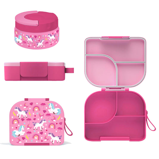 Primlect Bento Box-Pink Unicorn