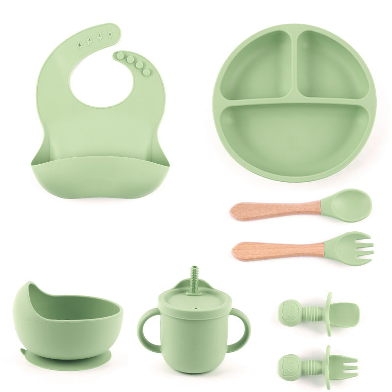 Primlect Green Baby Plate Set