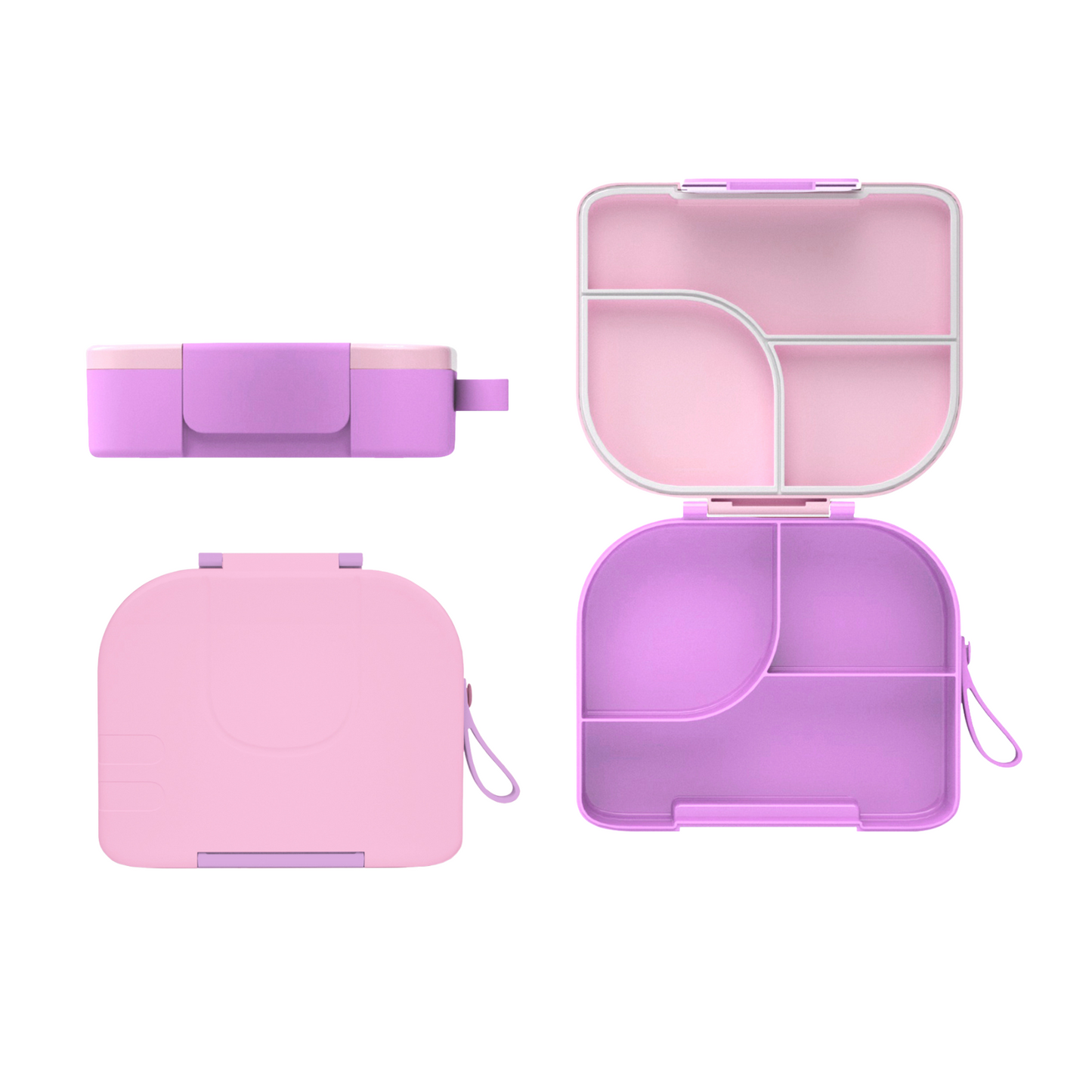 PRIMLECT Toddler Bento Box(Solid Color Style，Without canister)