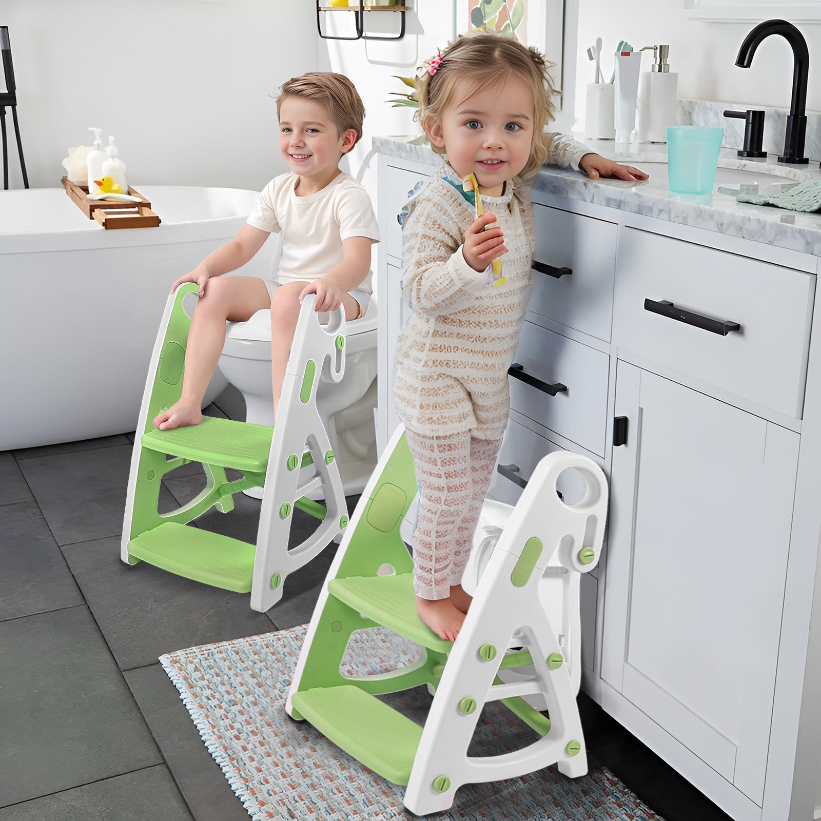 potty training seat green