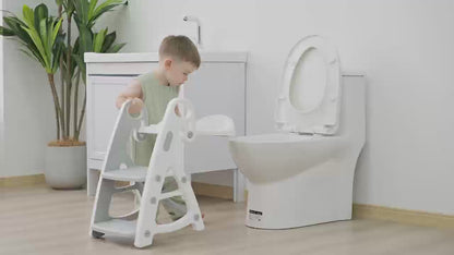 PRIMLECT Potty Training Toilet Seat & Toddler Step Stool